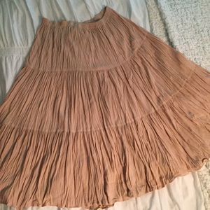 Double D Ranch Wear Crinkle Skirt Sz L (E-61)